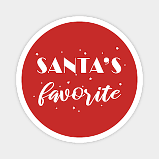 christmas Santa's favorite Magnet